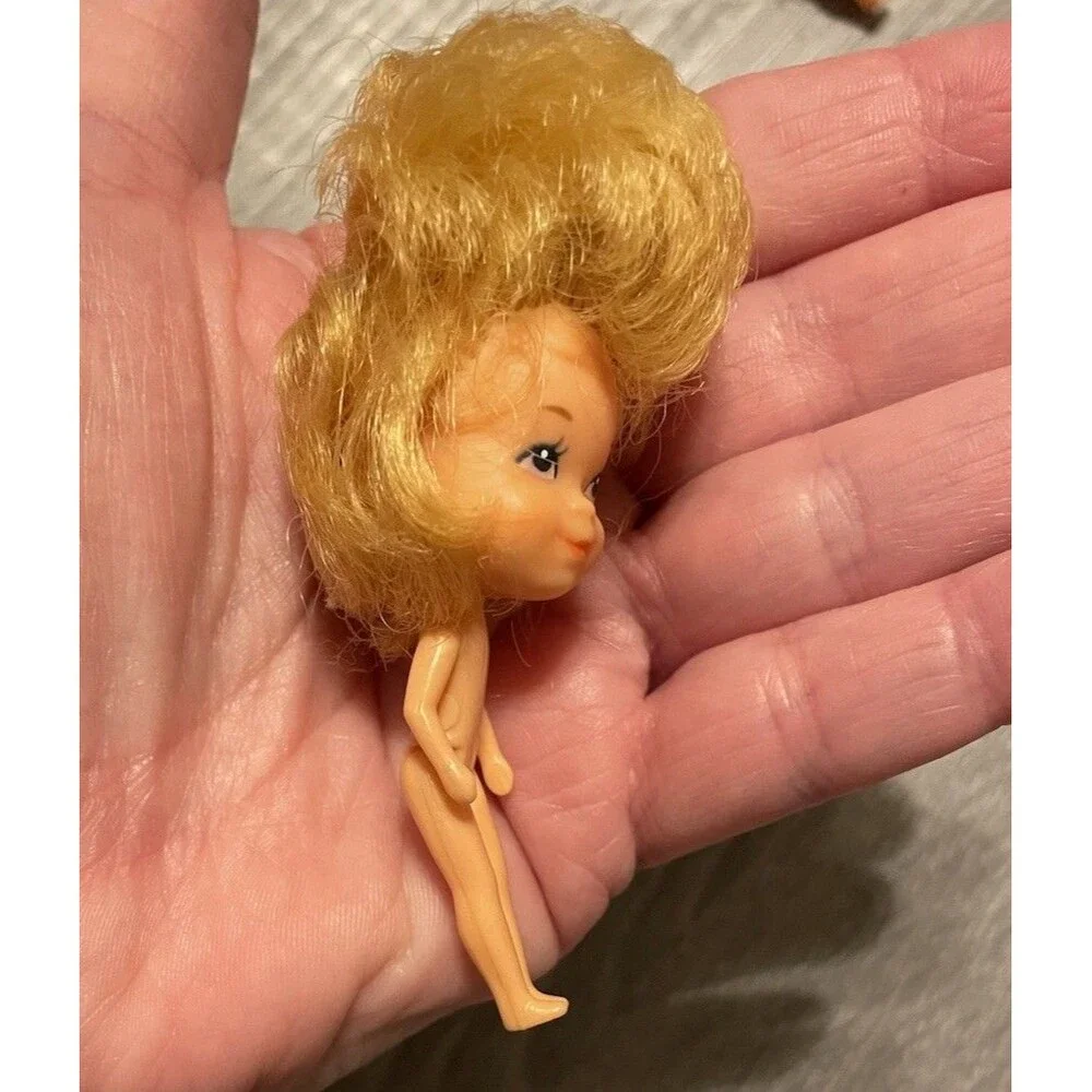 The Littles DAPHNE & HEDY Dolls People Girls - Vintage Mattel 1980 Dollhouse